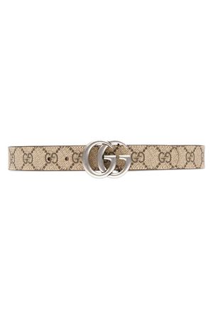 Cintura bambino in tela GG Supreme GUCCI KIDS | 4327072ZG0G9742